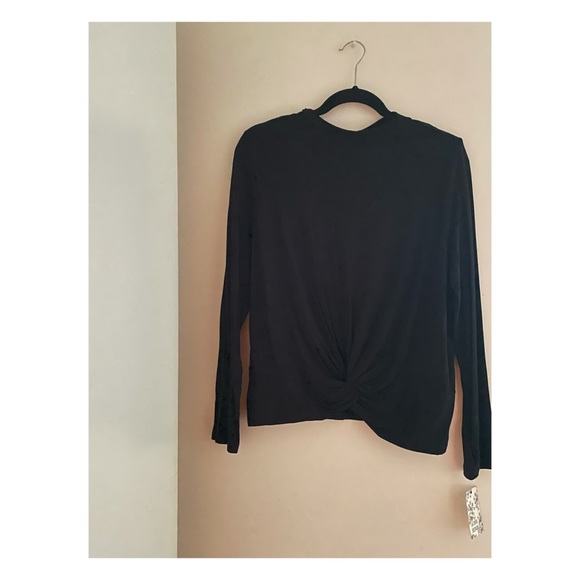 Pink Republic Tops - new with tags black pink republic long sleeve knot